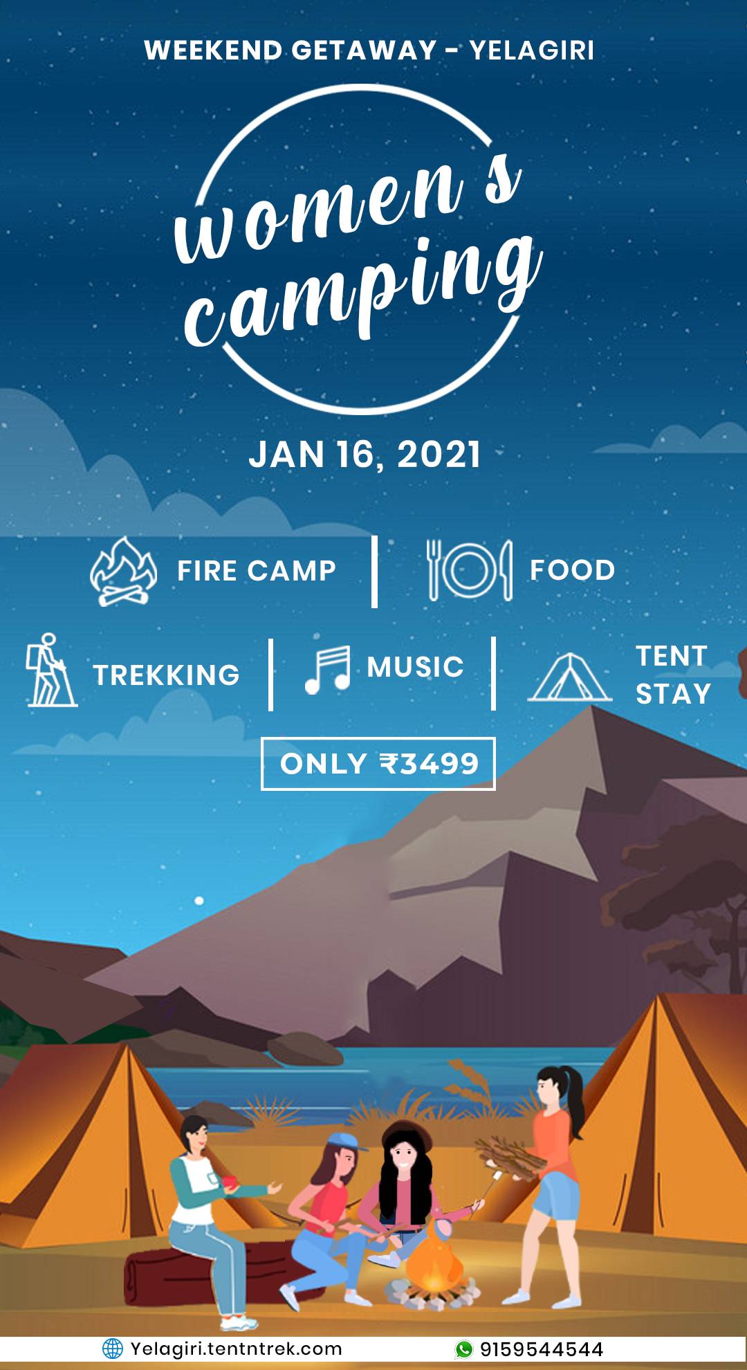 Womens Camping Story